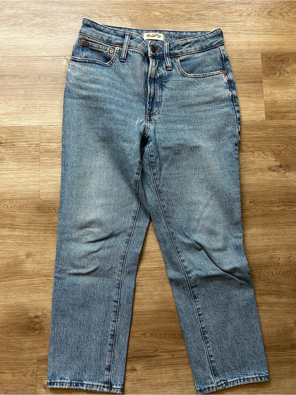 Madewell Perfect Vintage curvyt crop jeans